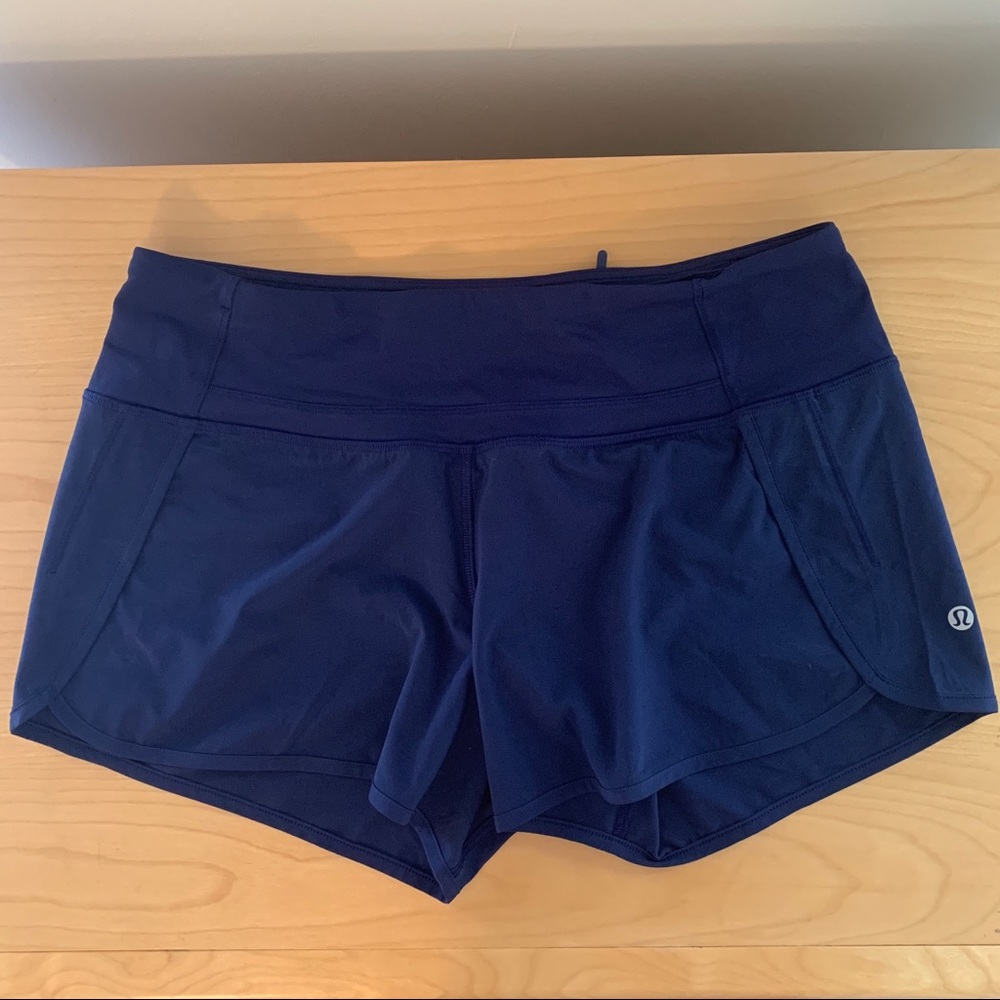 Lululemon Navy Blue Shorts